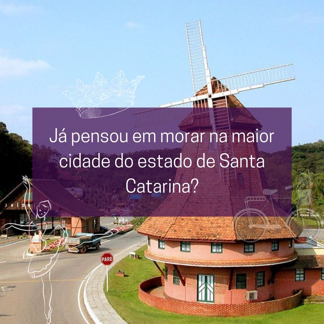 Já pensou em morar na maior cidade do Estado de Santa Catarina?