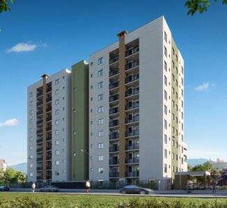 Apartamento Giardino em Balneário Piçarras, Itacolomi - Edifício Milos Comfort Club